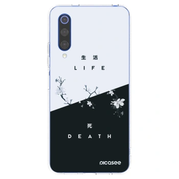Picasee silikonska prozirna maskica za Xiaomi Mi 9 SE - Life - Death