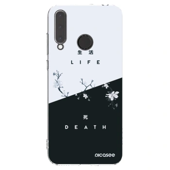Picasee silikonska prozirna maskica za Honor 20 Lite - Life - Death