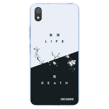 Picasee silikonska prozirna maskica za Xiaomi Redmi 7A - Life - Death