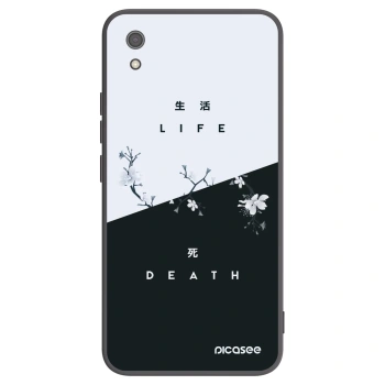 Picasee crna silikonska maskica za Xiaomi Redmi 7A - Life - Death