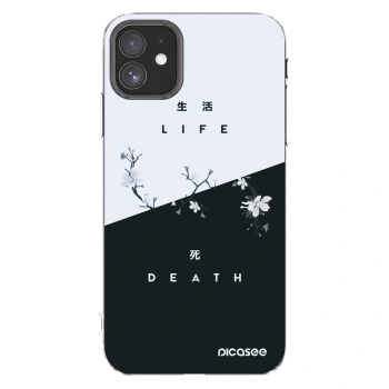 Picasee silikonska prozirna maskica za Apple iPhone 11 - Life - Death