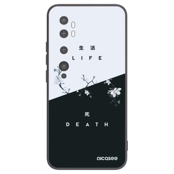 Picasee crna silikonska maskica za Xiaomi Mi Note 10 (Pro) - Life - Death