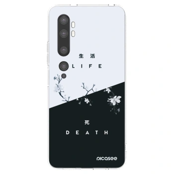 Picasee silikonska prozirna maskica za Xiaomi Mi Note 10 (Pro) - Life - Death