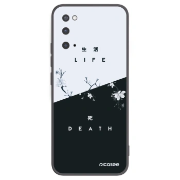 Picasee crna silikonska maskica za Samsung Galaxy S20 G980F - Life - Death
