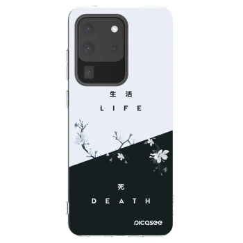Picasee silikonska prozirna maskica za Samsung Galaxy S20 Ultra 5G G988F - Life - Death