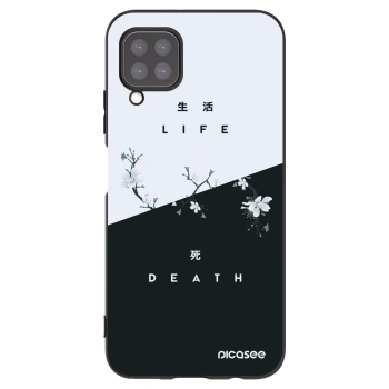 Picasee crna silikonska maskica za Huawei P40 Lite - Life - Death
