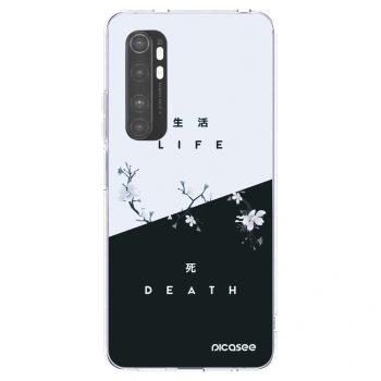 Picasee silikonska prozirna maskica za Xiaomi Mi Note 10 Lite - Life - Death
