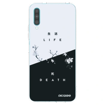 Picasee silikonska prozirna maskica za Samsung Galaxy A30s A307F - Life - Death