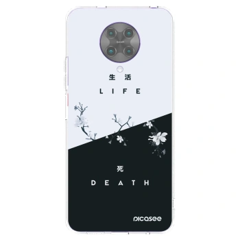 Picasee silikonska prozirna maskica za Xiaomi Poco F2 Pro - Life - Death