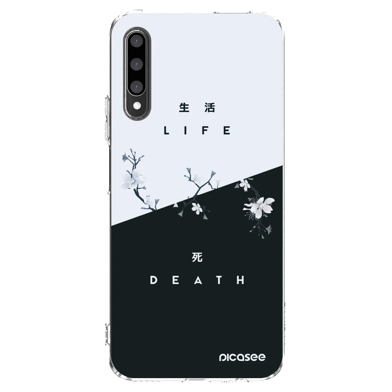 Picasee silikonska prozirna maskica za Honor 9X Pro - Life - Death
