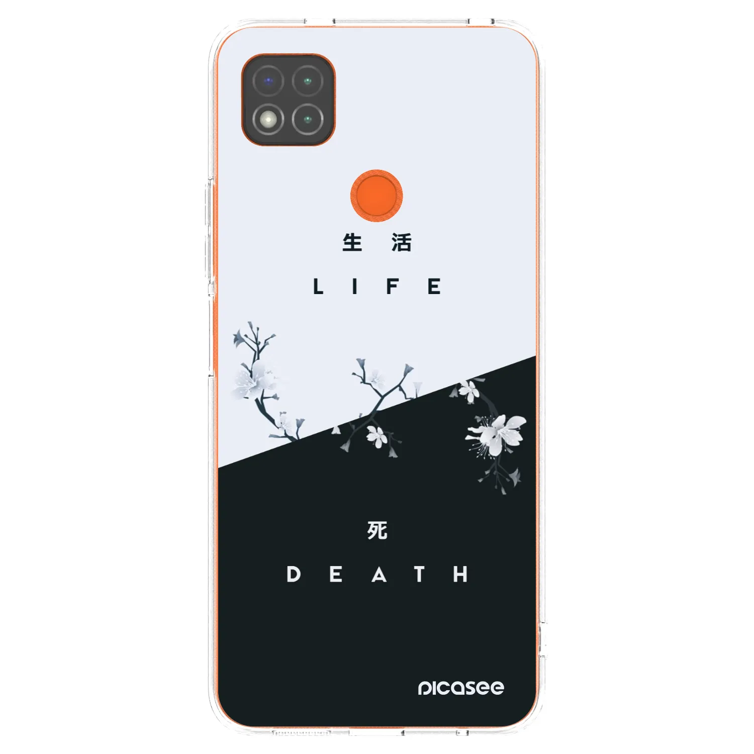 Picasee silikonska prozirna maskica za Xiaomi Redmi 9C - Life - Death