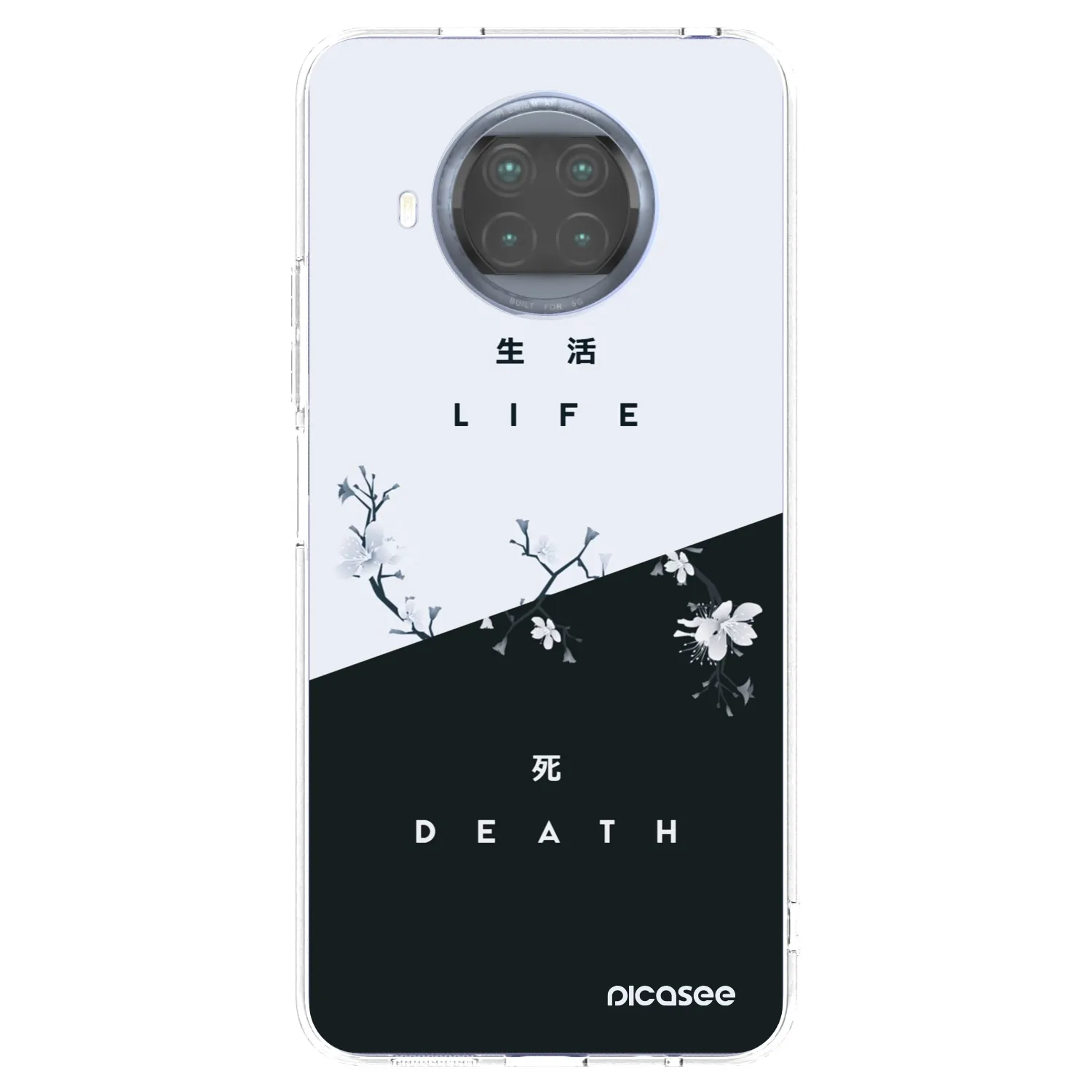 Picasee silikonska prozirna maskica za Xiaomi Mi 10T Lite - Life - Death