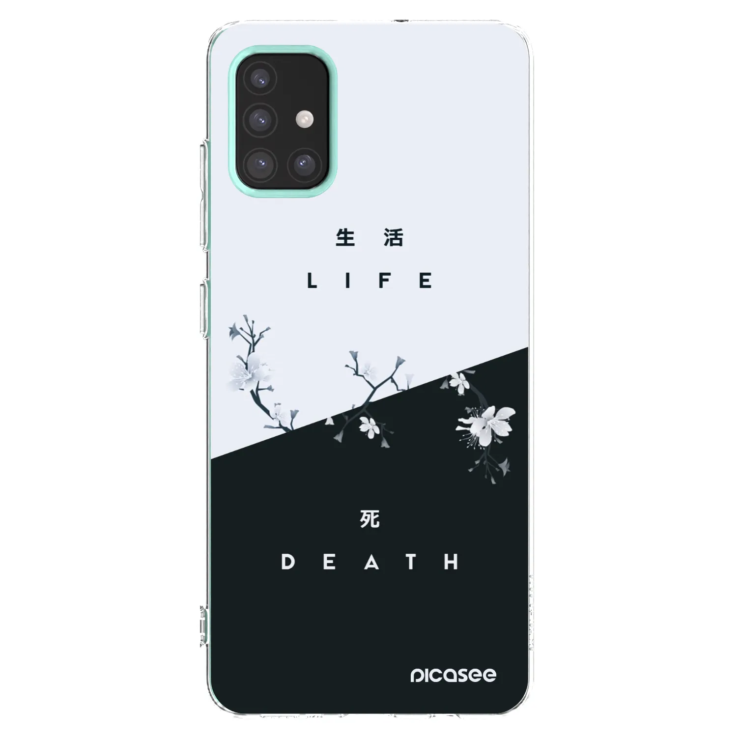 Picasee silikonska prozirna maskica za Samsung Galaxy M31s - Life - Death