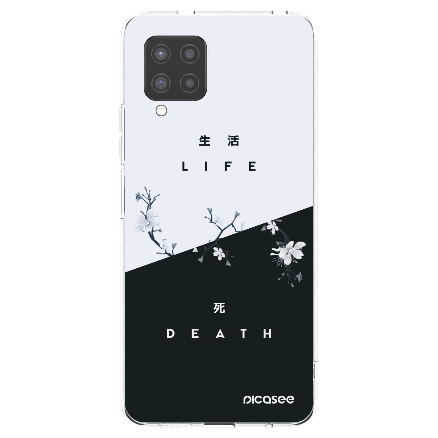 Picasee silikonska prozirna maskica za Samsung Galaxy A42 A426B - Life - Death