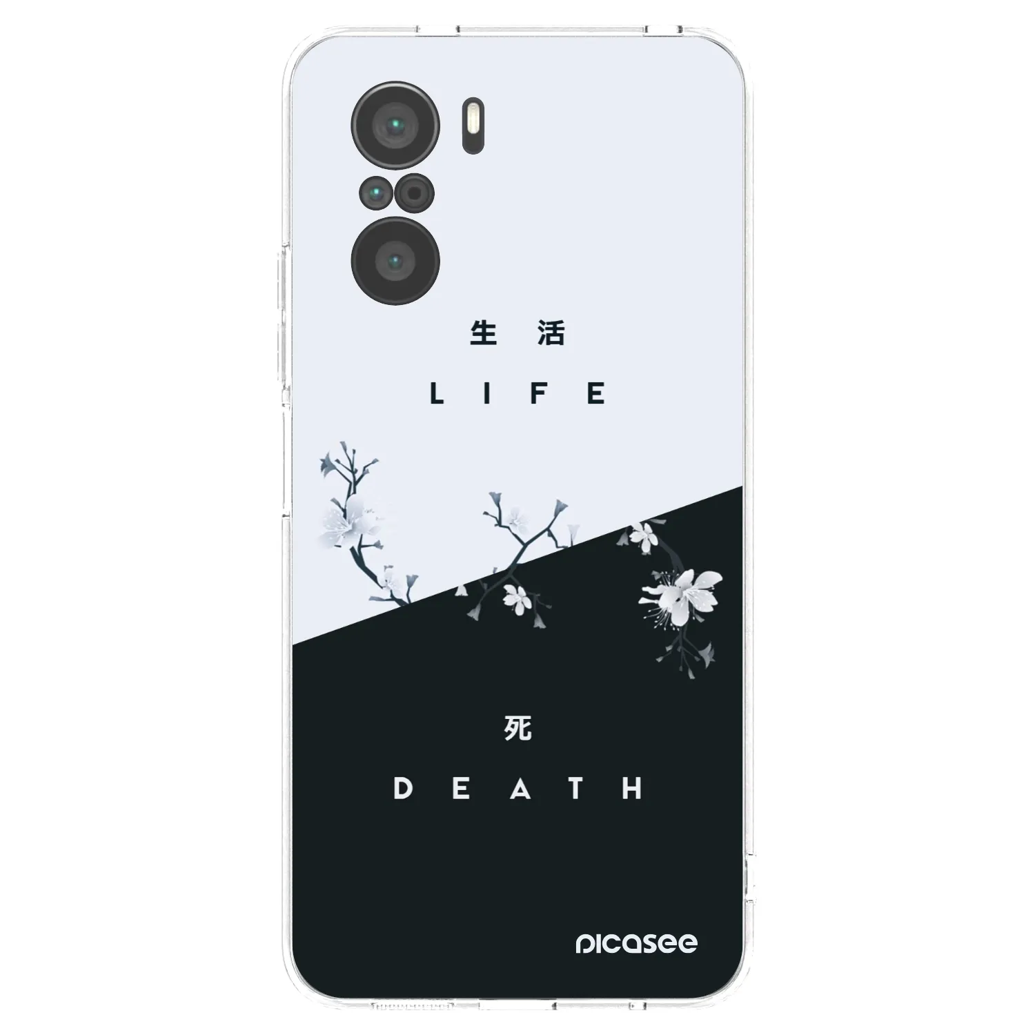 Picasee silikonska prozirna maskica za Xiaomi Poco F3 - Life - Death