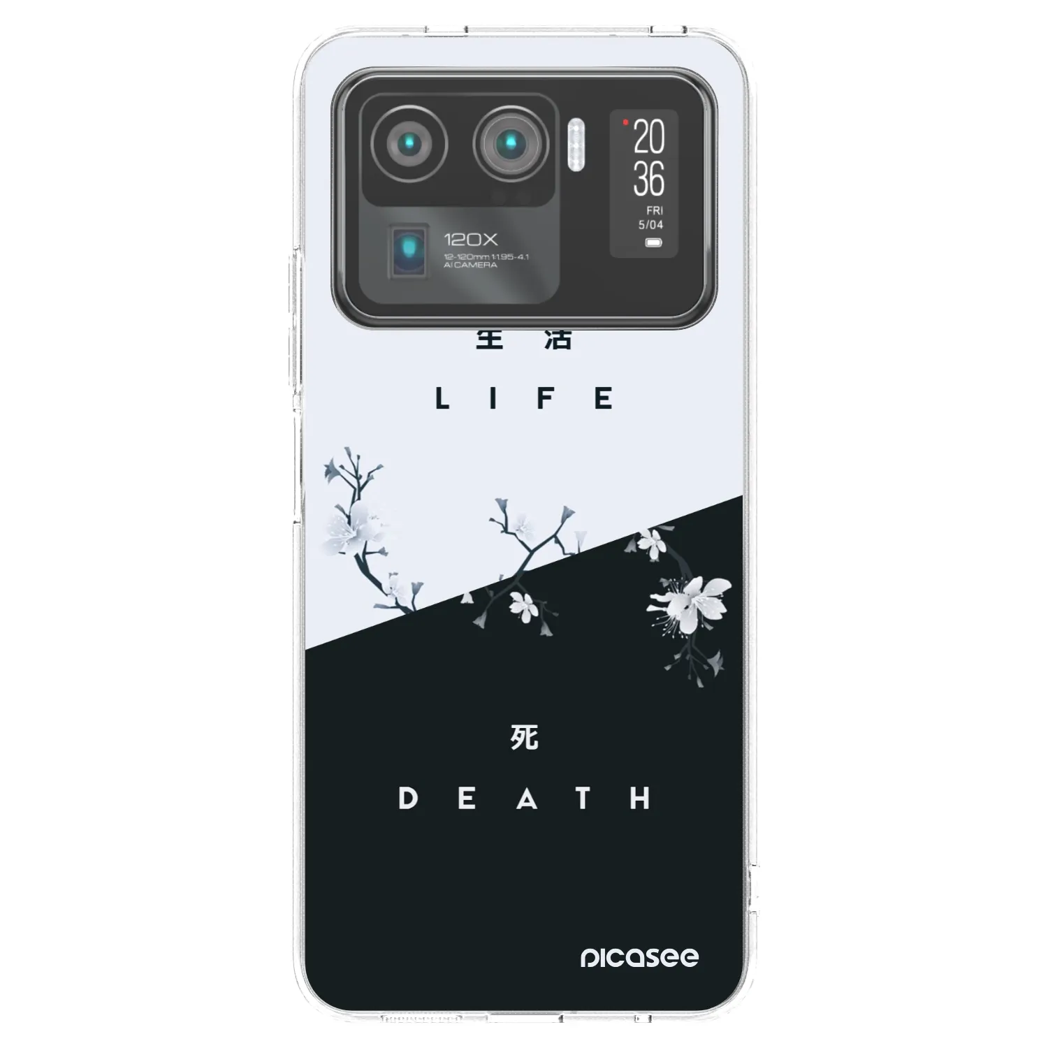 Picasee silikonska prozirna maskica za Xiaomi Mi 11 Ultra - Life - Death