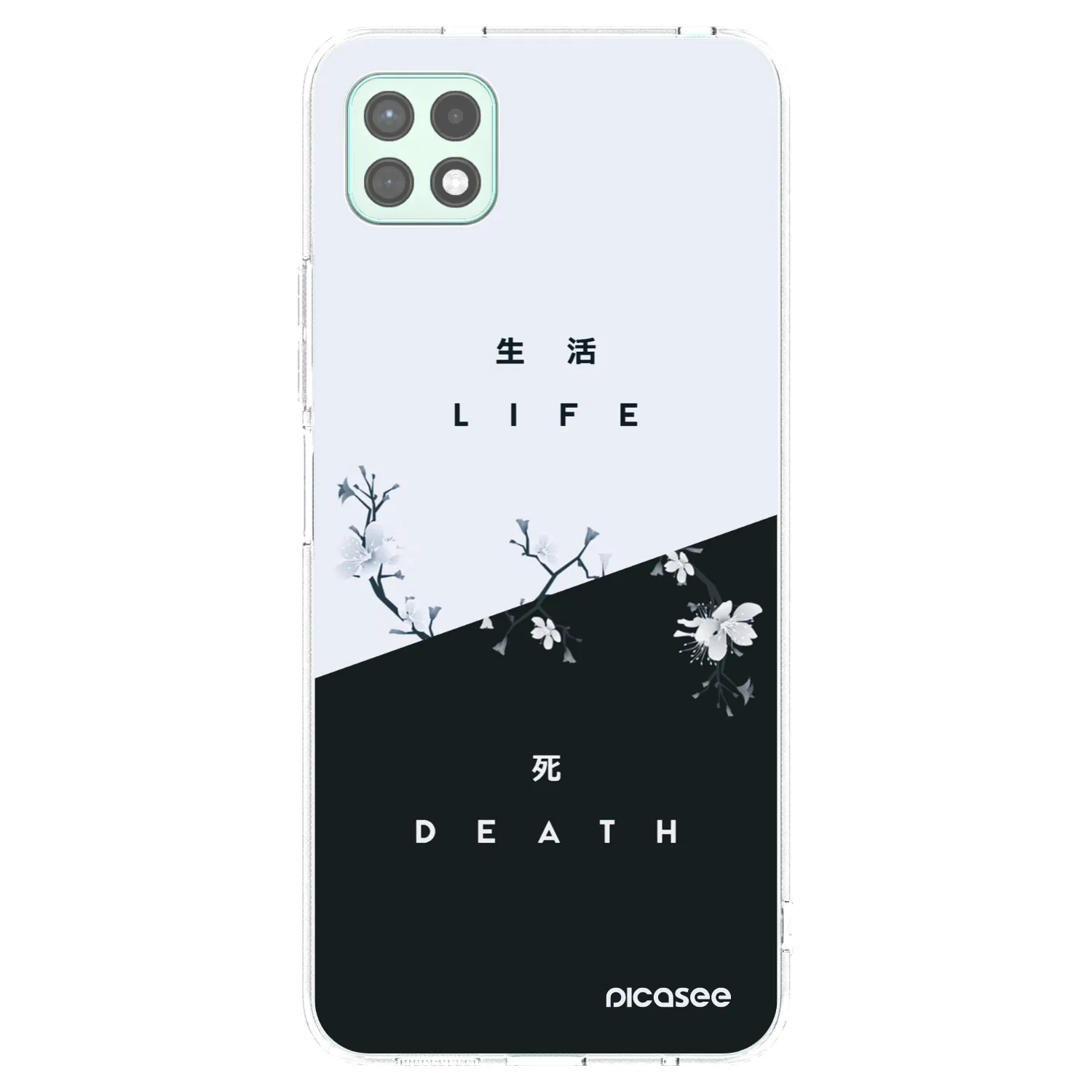 Picasee silikonska prozirna maskica za Samsung Galaxy A22 A226B 5G - Life - Death