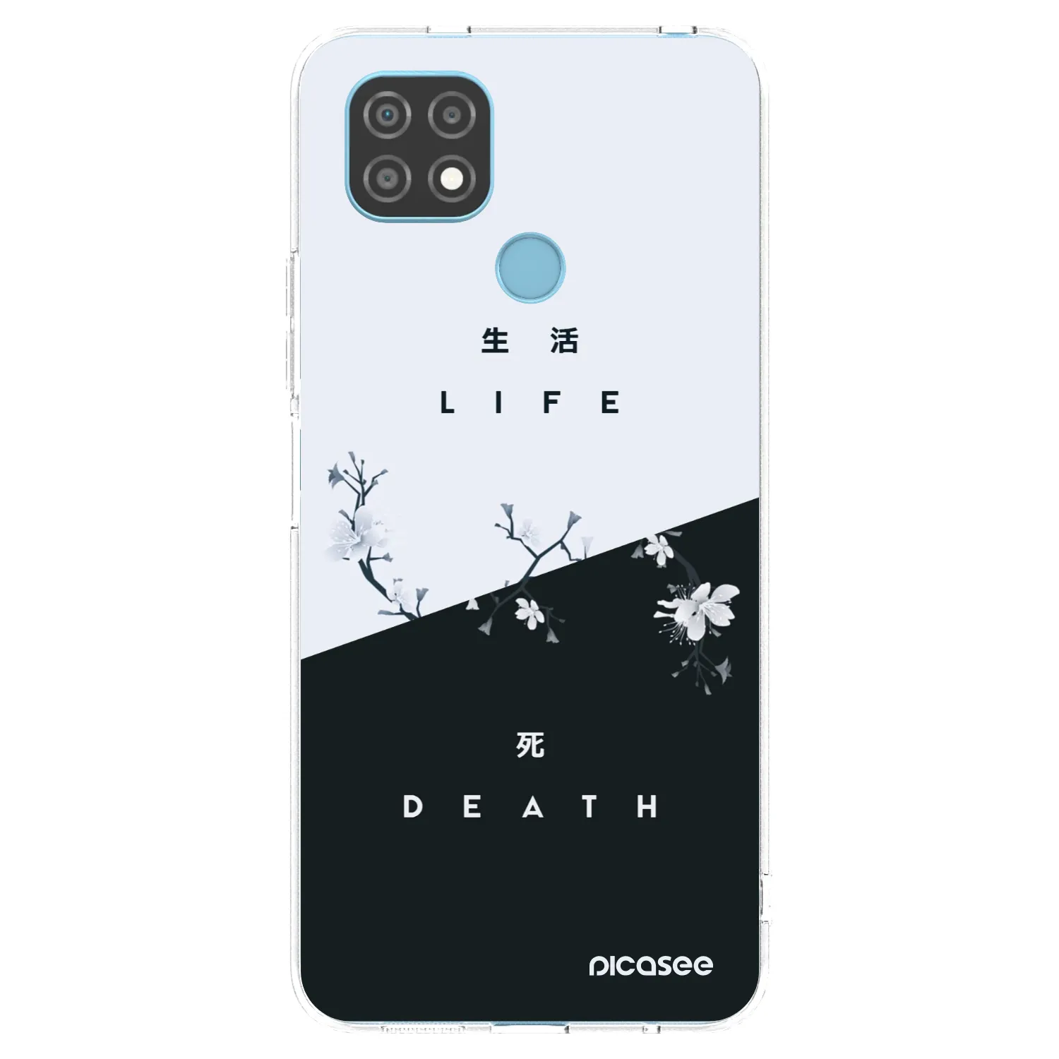 Picasee silikonska prozirna maskica za Realme C21 - Life - Death
