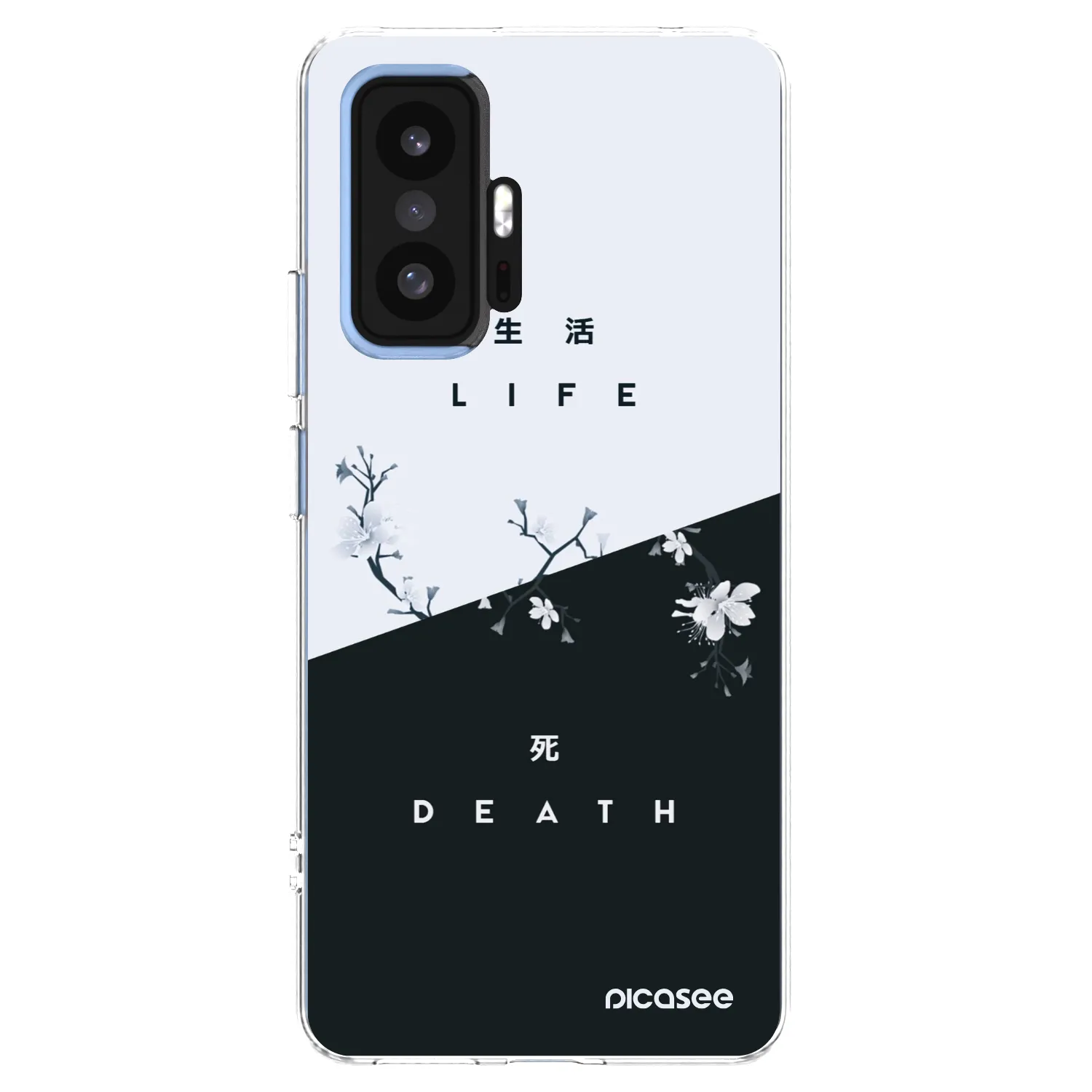 Picasee silikonska prozirna maskica za Xiaomi 11T - Life - Death