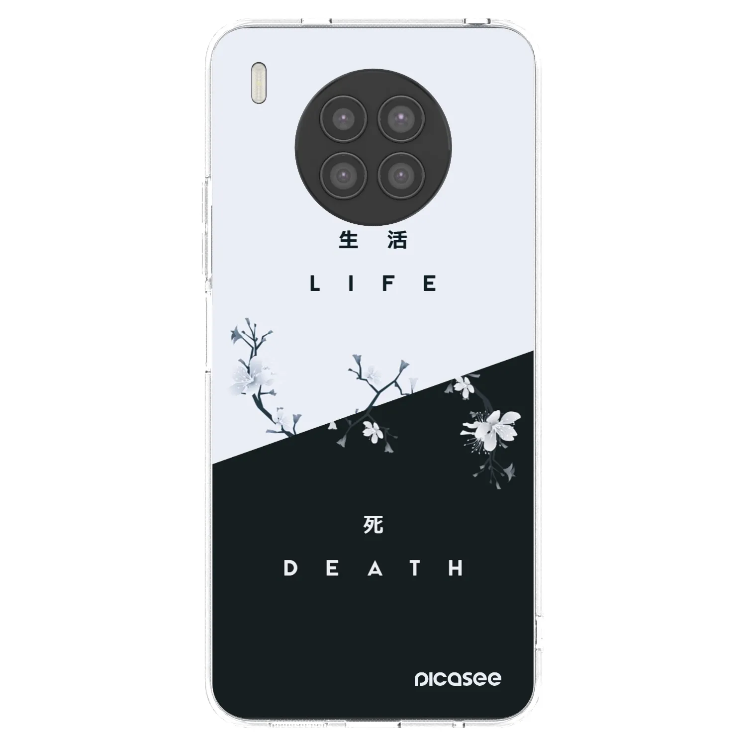 Picasee silikonska prozirna maskica za Huawei Nova 8i - Life - Death