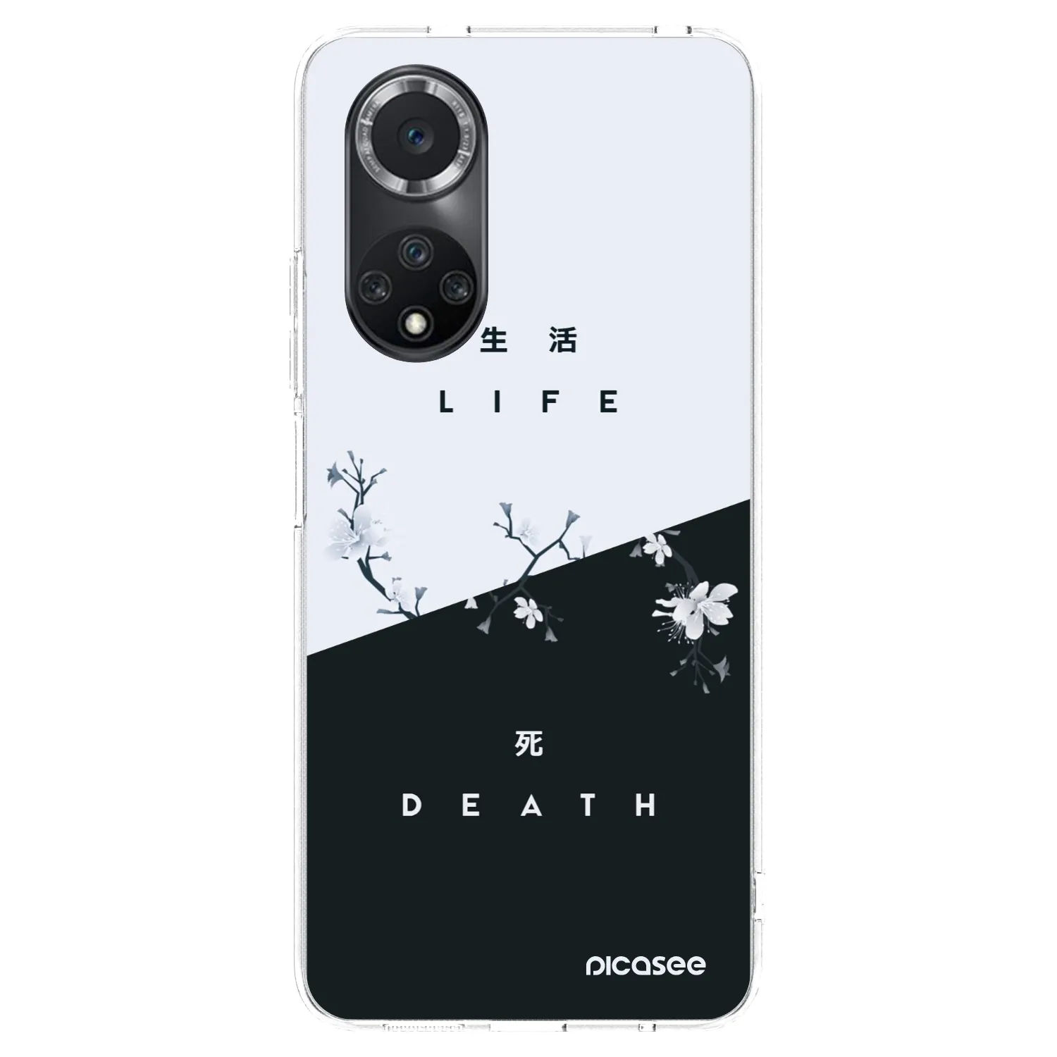 Picasee silikonska prozirna maskica za Huawei Nova 9 SE - Life - Death