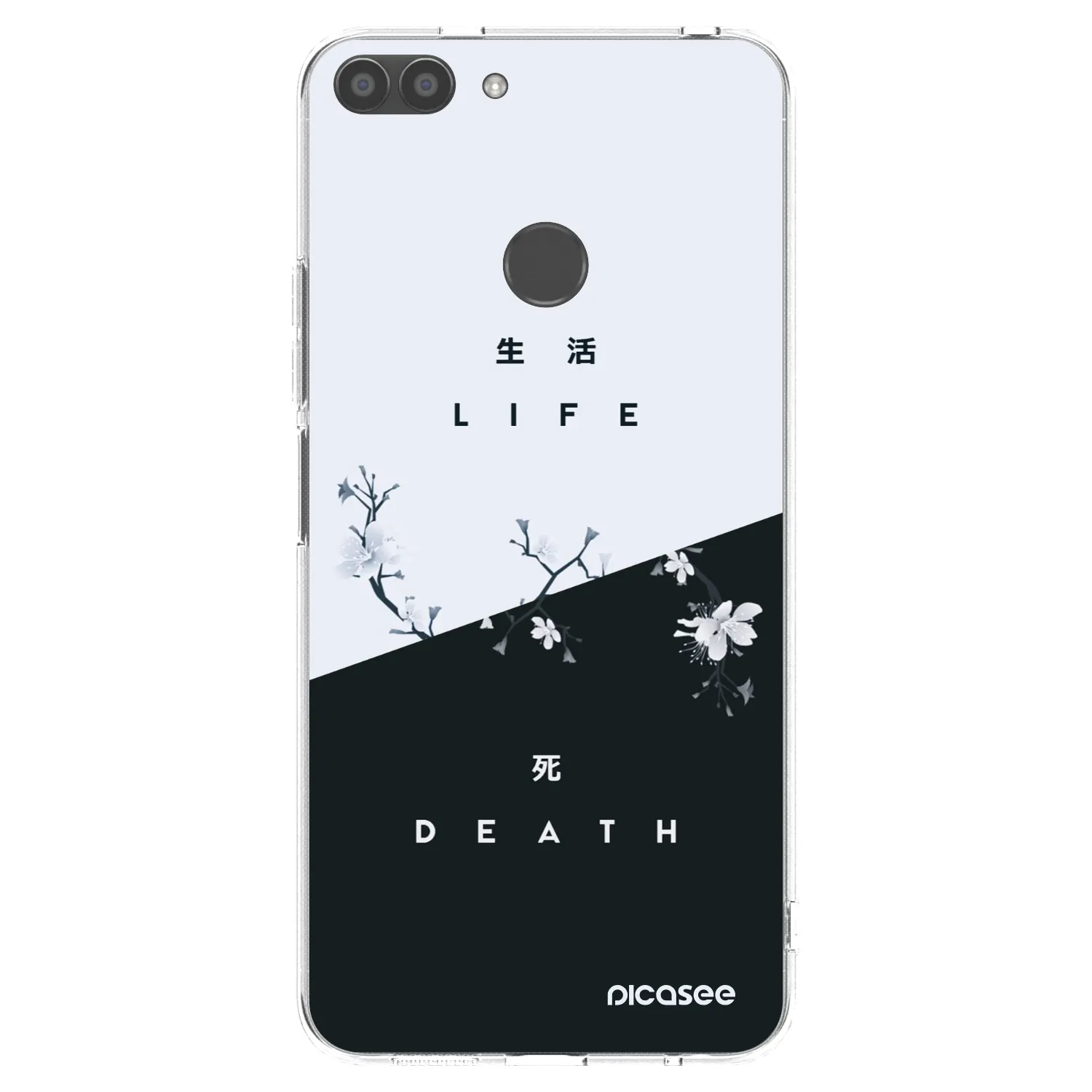 Picasee silikonska prozirna maskica za Huawei P Smart - Life - Death