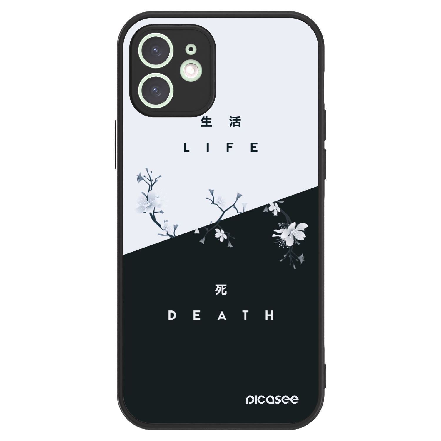 Picasee ULTIMATE CASE MagSafe za Apple iPhone 12 - Life - Death