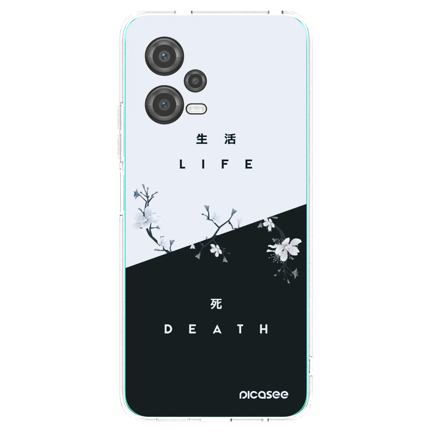 Picasee silikonska prozirna maskica za Xiaomi Poco X5 - Life - Death