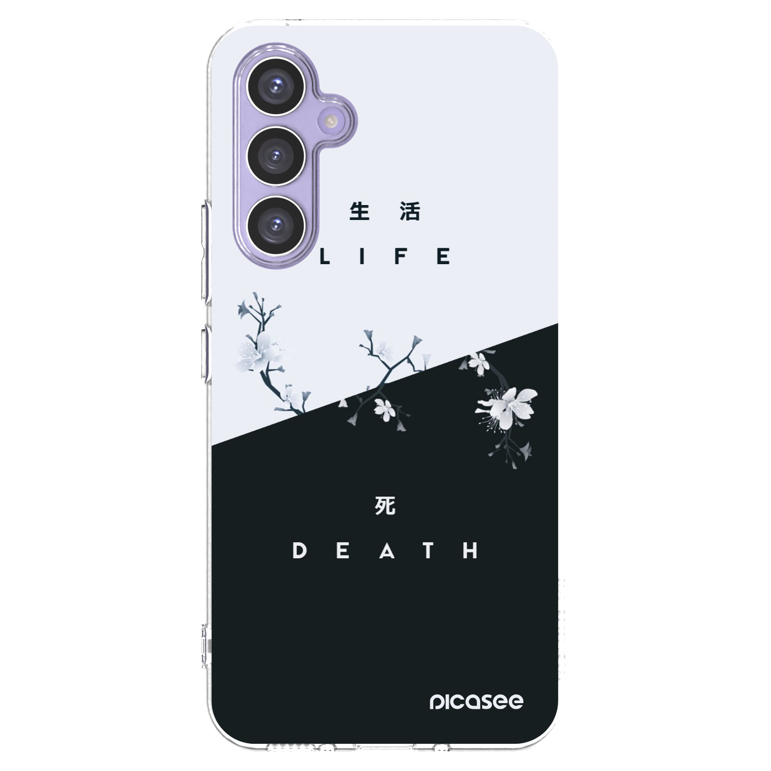 Picasee silikonska prozirna maskica za Samsung Galaxy A54 5G A546B - Life - Death