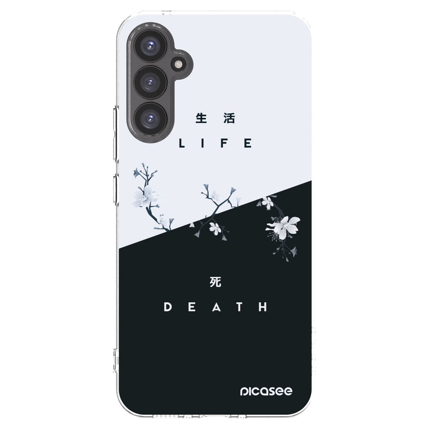 Picasee silikonska prozirna maskica za Samsung Galaxy A34 5G A346B - Life - Death