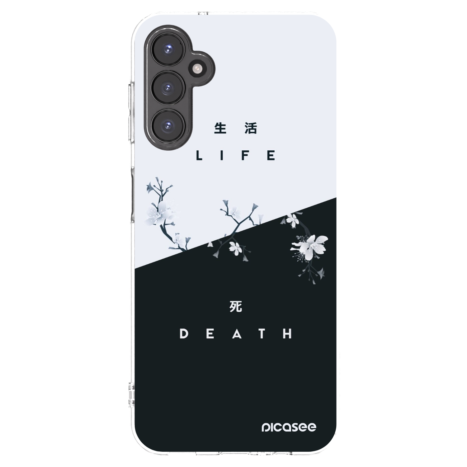 Picasee silikonska prozirna maskica za Samsung Galaxy A14 4G A145R - Life - Death