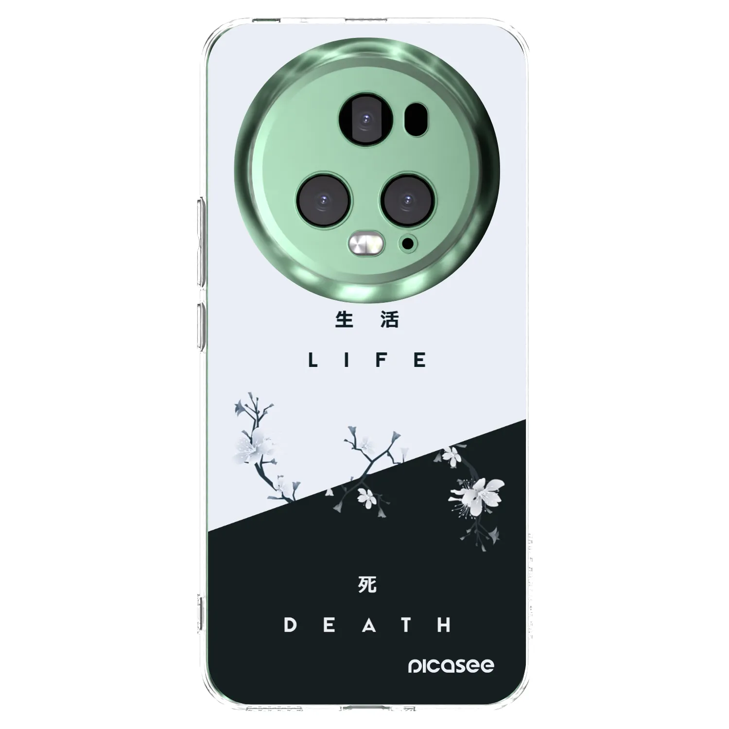 Picasee silikonska prozirna maskica za Honor Magic5 Pro - Life - Death