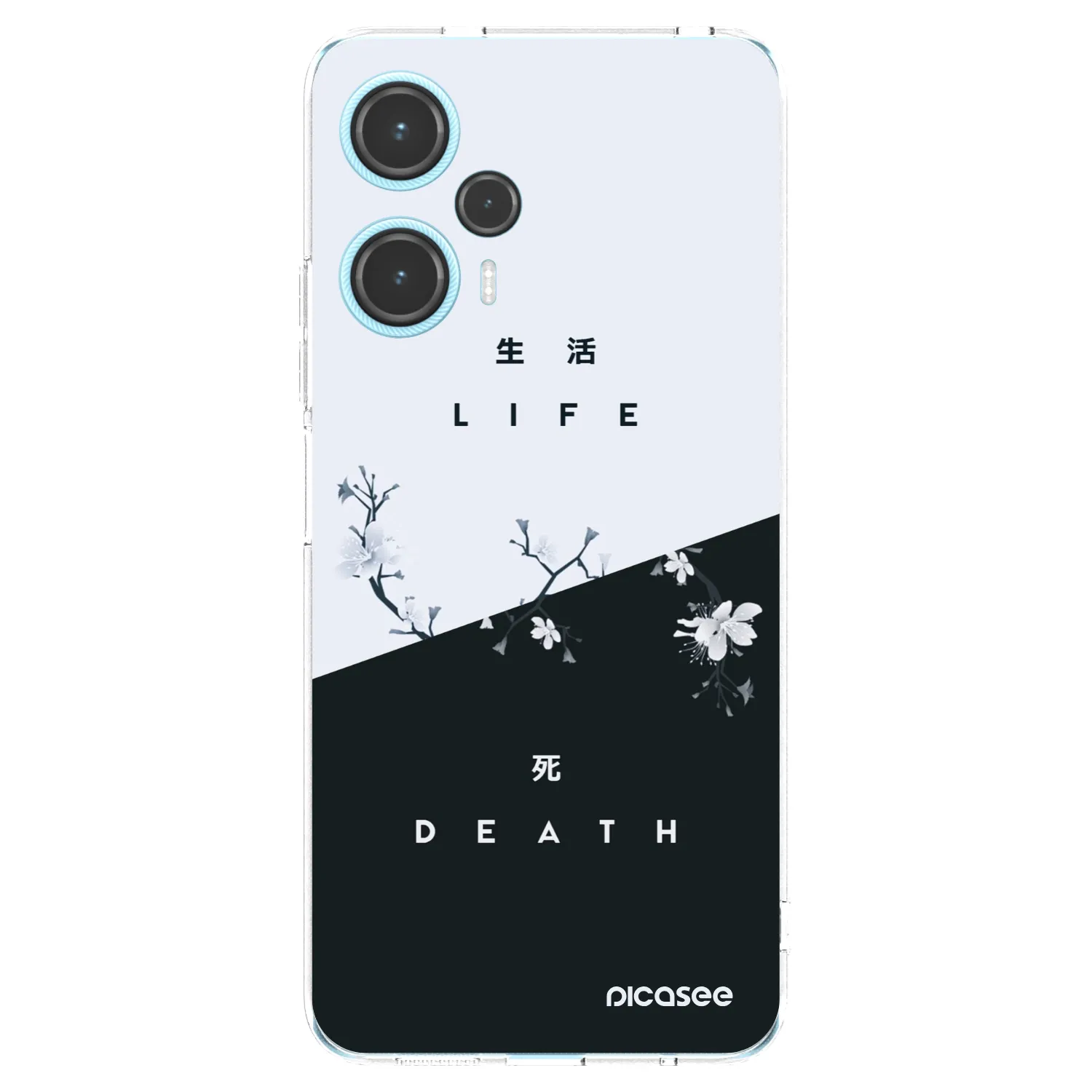 Picasee silikonska prozirna maskica za Xiaomi Poco F5 - Life - Death