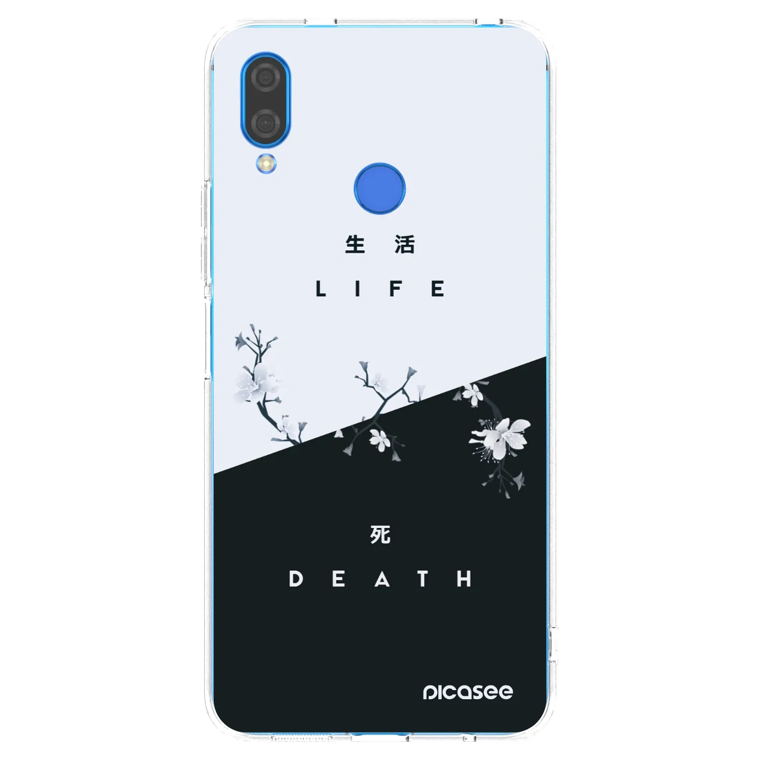 Picasee silikonska prozirna maskica za Huawei Nova 3i - Life - Death