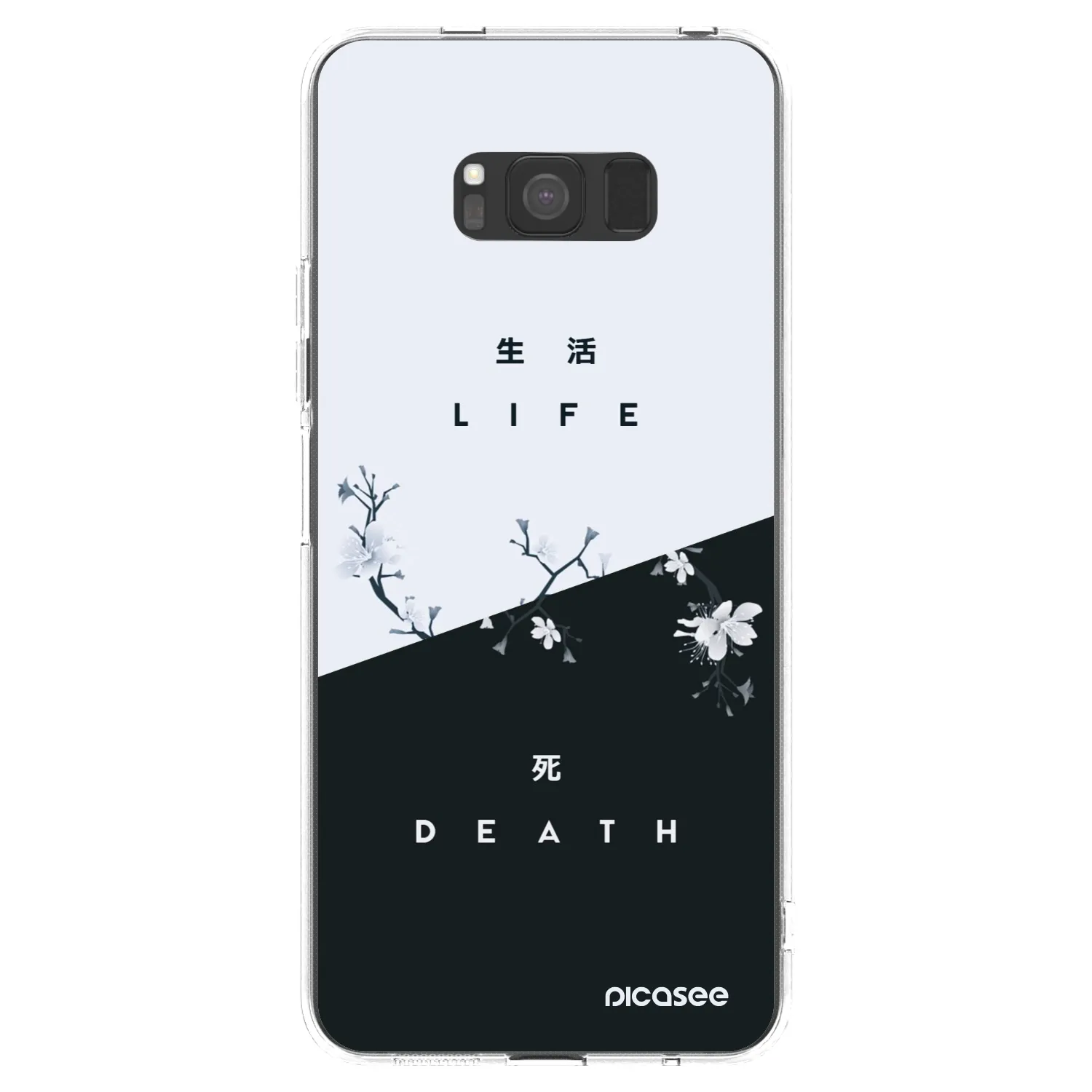 Picasee silikonska prozirna maskica za Samsung Galaxy S8 G950F - Life - Death