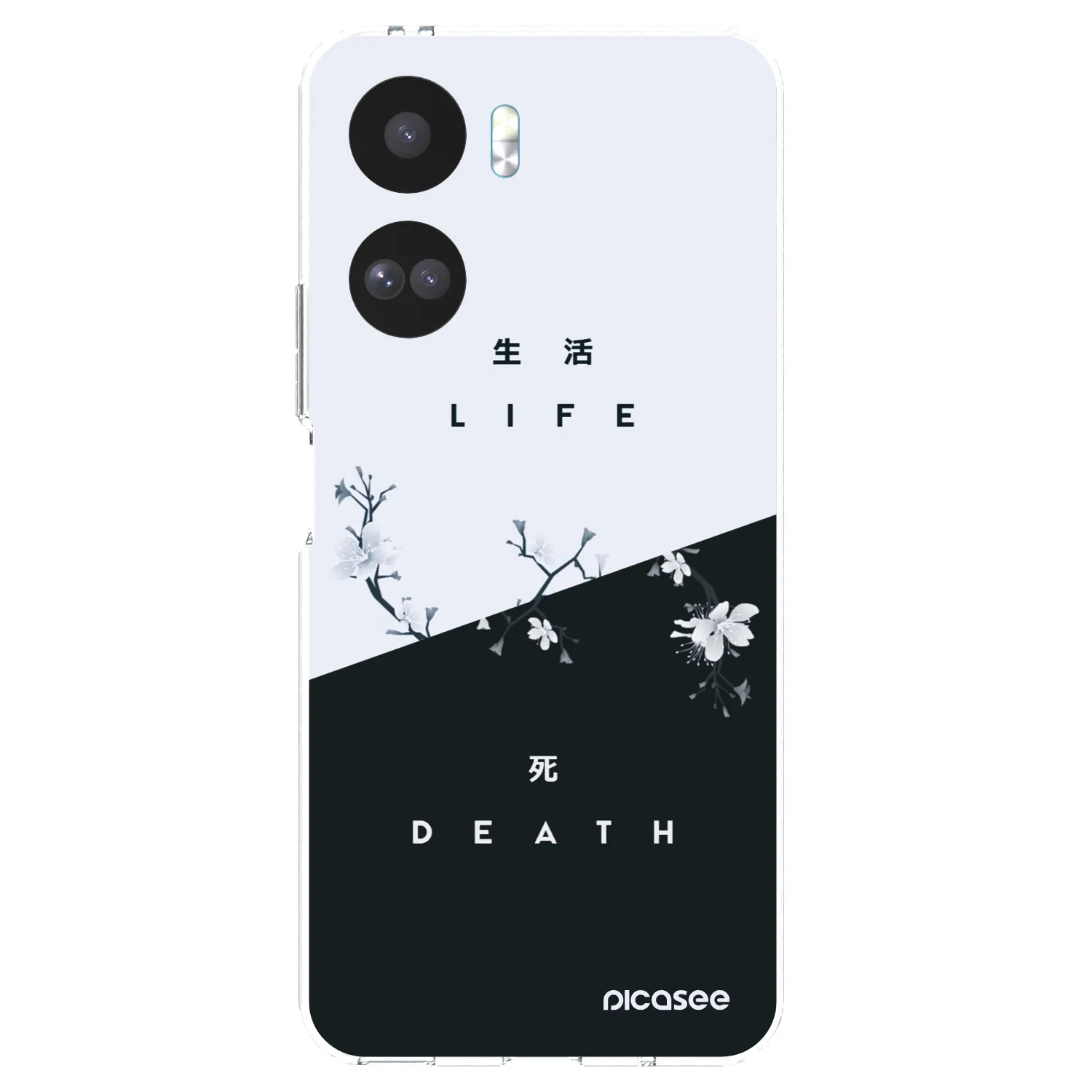 Picasee silikonska prozirna maskica za Honor 90 Lite 5G - Life - Death