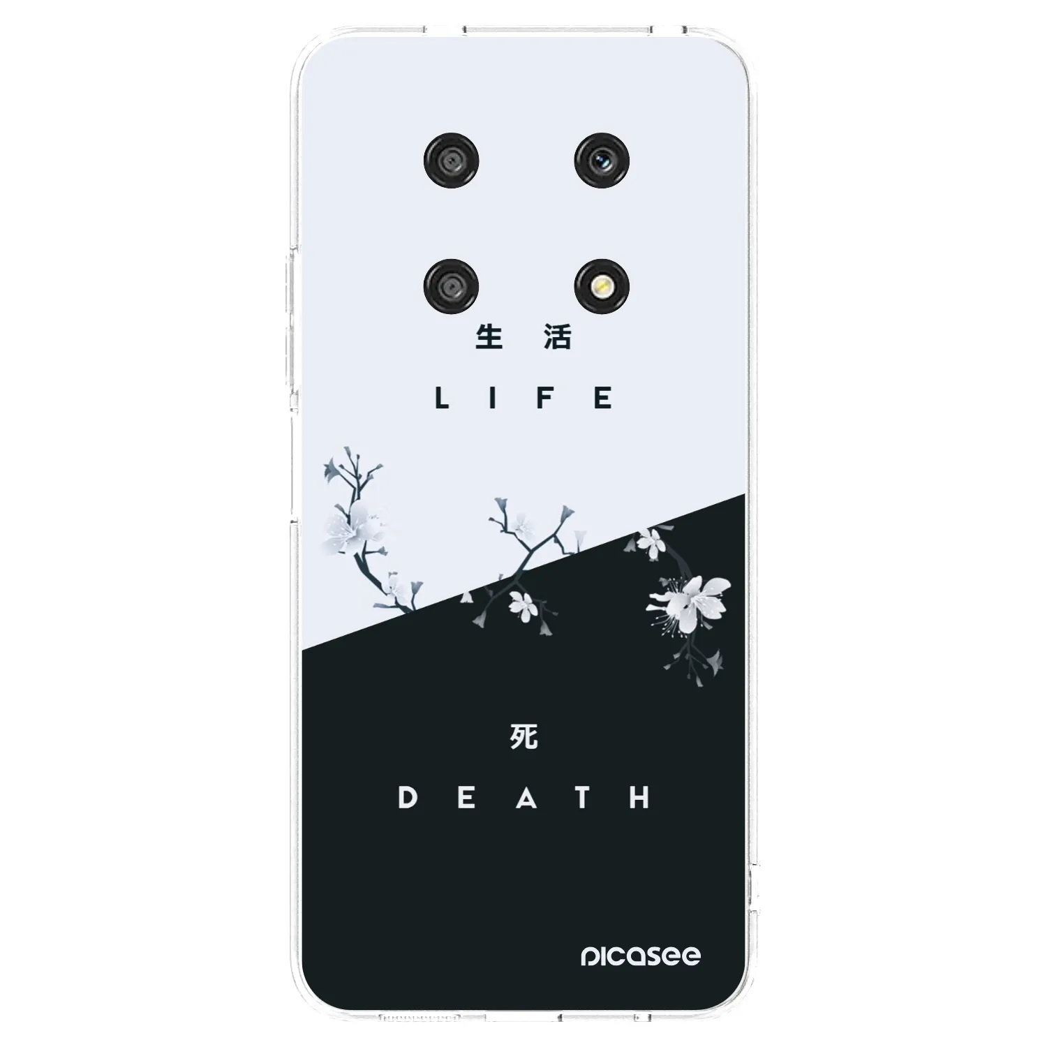 Picasee silikonska prozirna maskica za Honor Magic4 Lite 5G - Life - Death