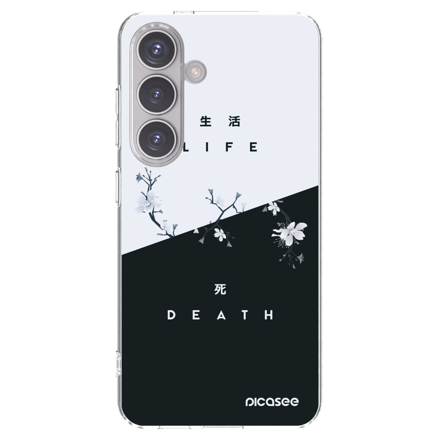 Picasee silikonska prozirna maskica za Samsung Galaxy S24 S921B 5G - Life - Death