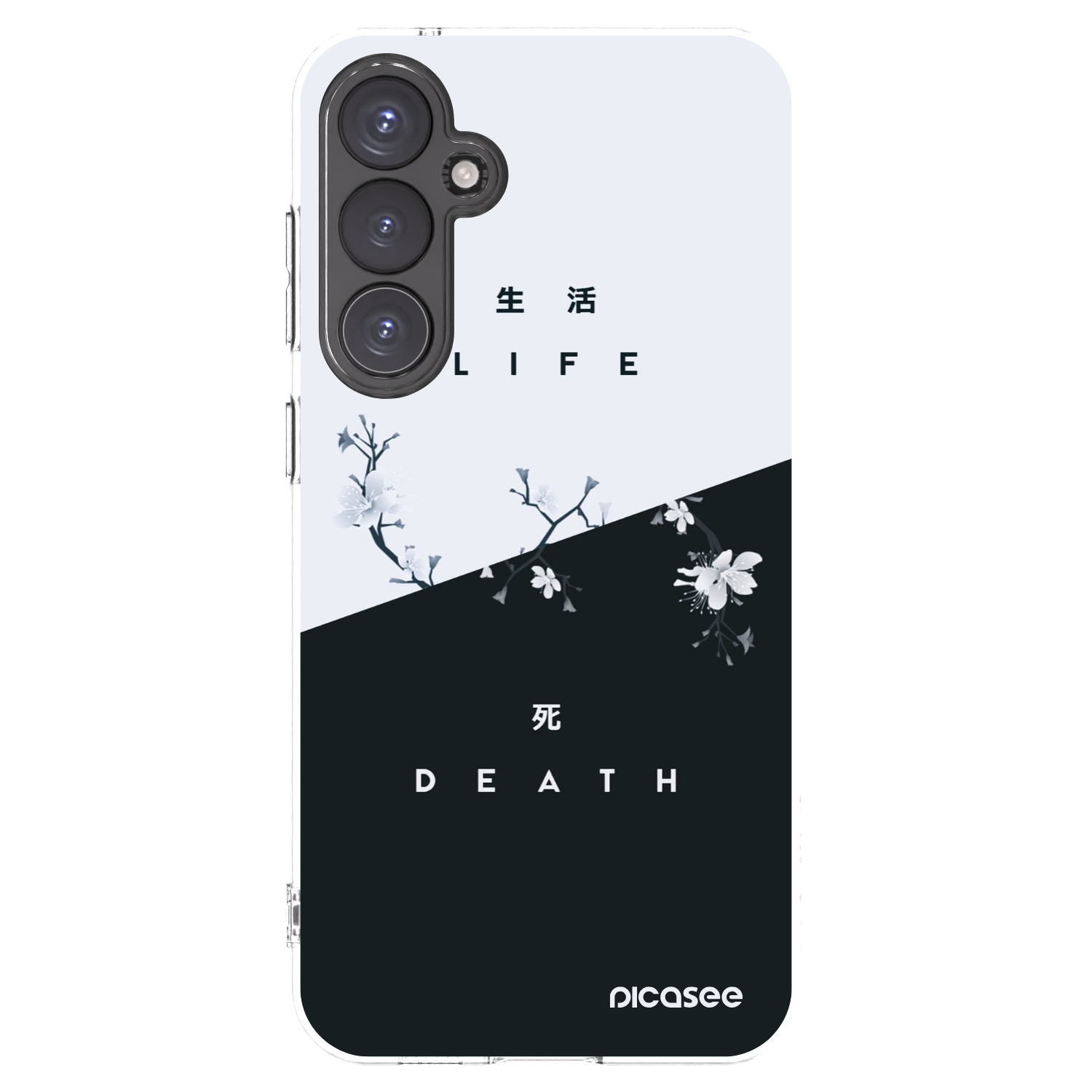 Picasee silikonska prozirna maskica za Samsung Galaxy S23 FE S711B - Life - Death