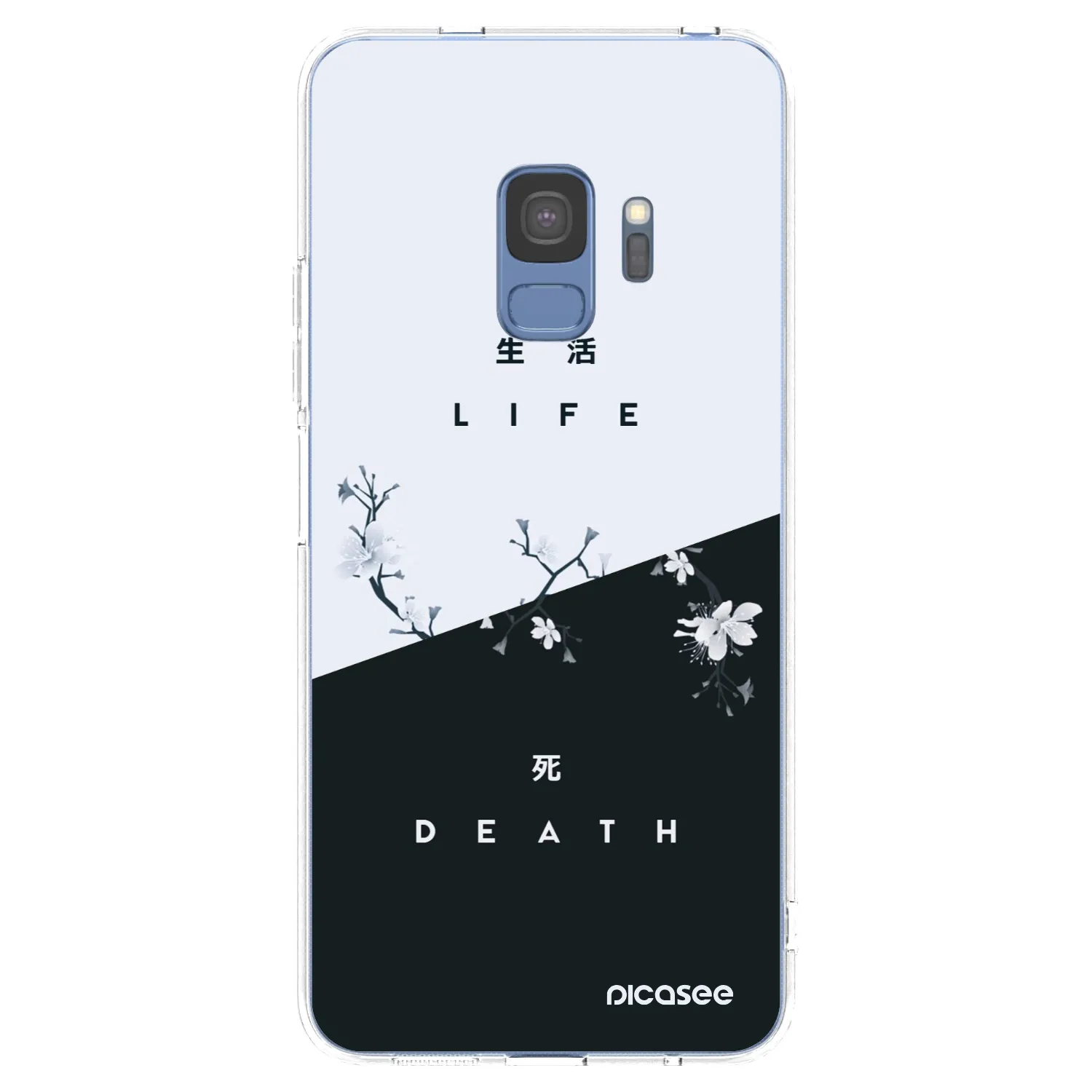 Picasee silikonska prozirna maskica za Samsung Galaxy S9 G960F - Life - Death