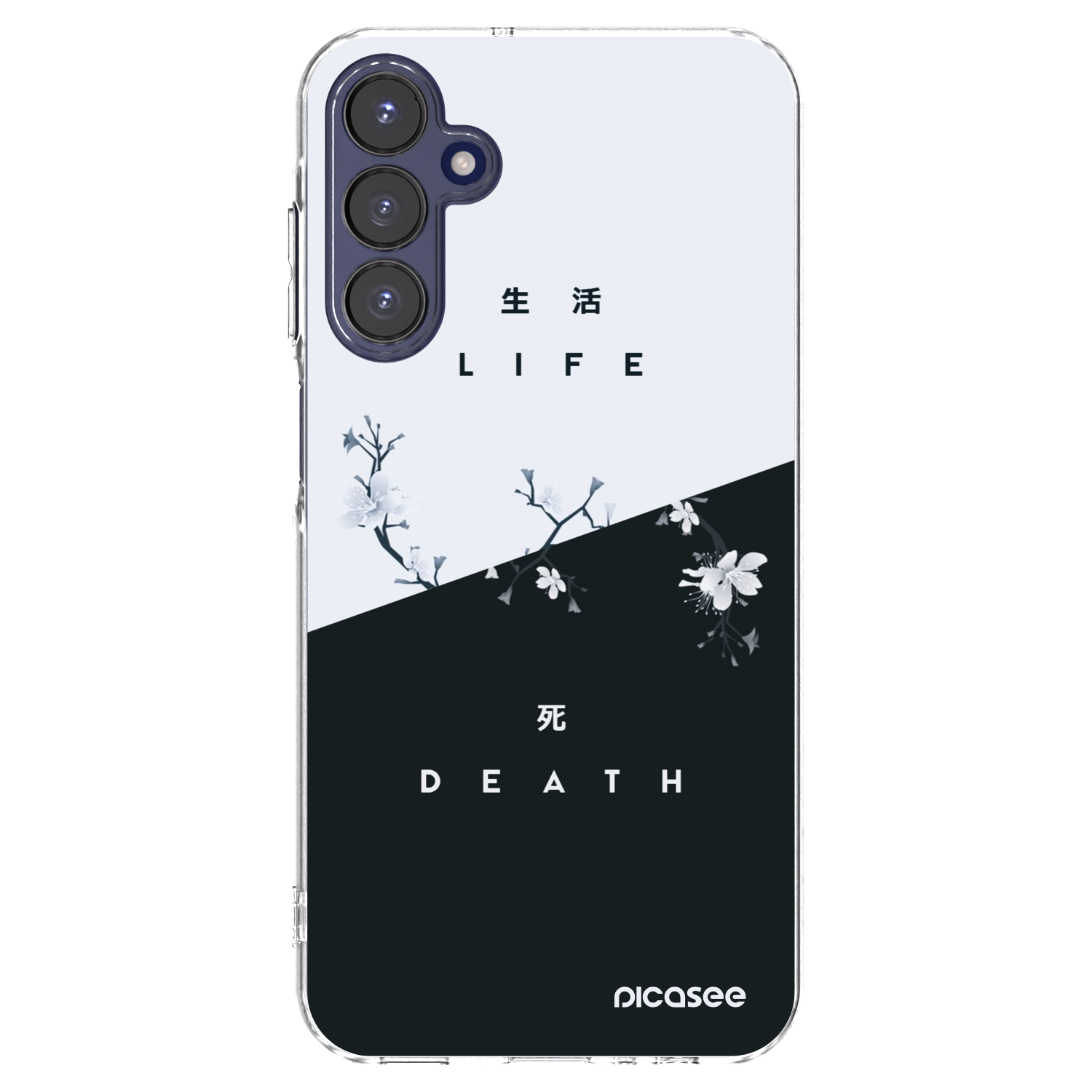 Picasee silikonska prozirna maskica za Samsung Galaxy A15 A155F 4G - Life - Death