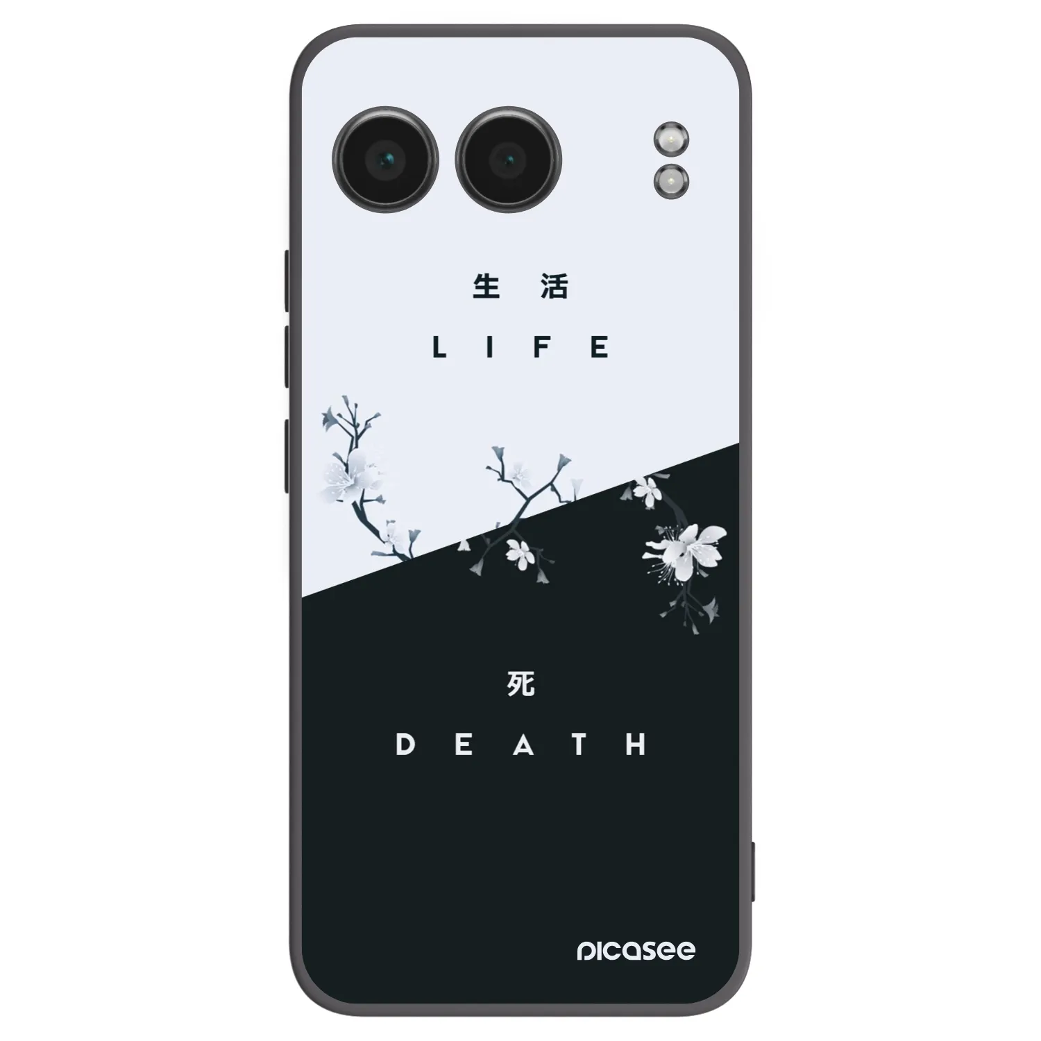 Picasee crna silikonska maskica za OnePlus Nord 4 - Life - Death