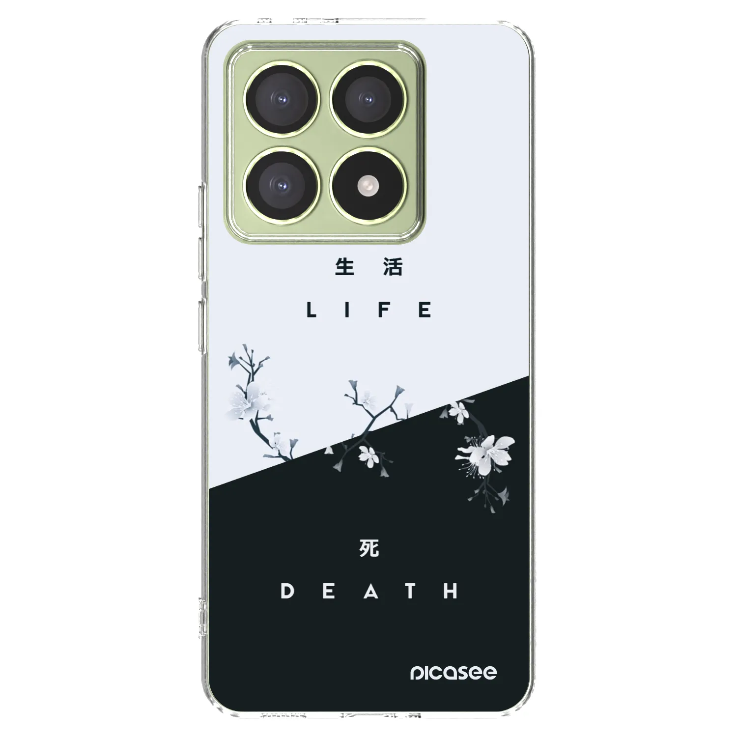 Picasee silikonska prozirna maskica za Xiaomi 14T - Life - Death
