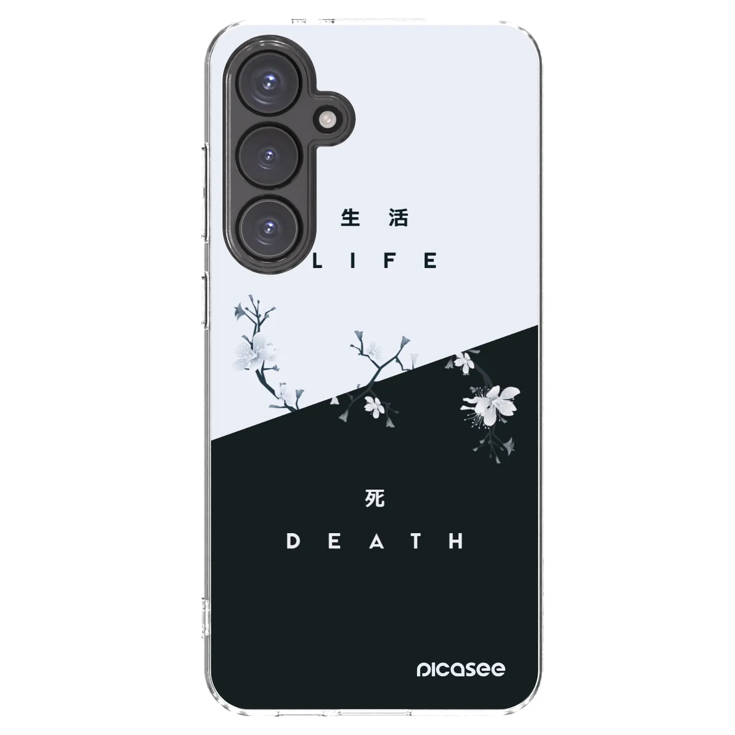 Picasee silikonska prozirna maskica za Samsung Galaxy S24 FE S721B - Life - Death