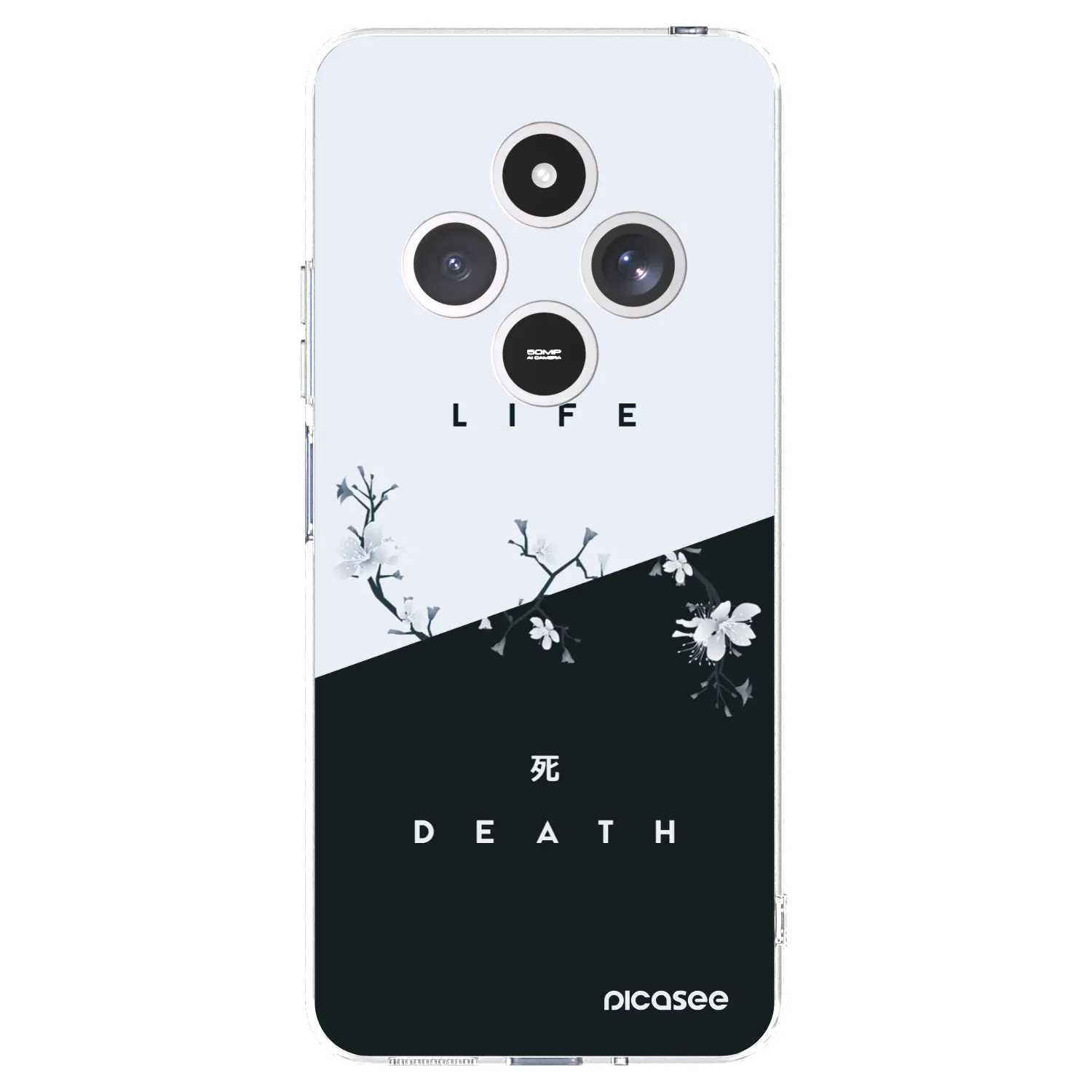 Picasee silikonska prozirna maskica za Xiaomi Redmi 14C - Life - Death