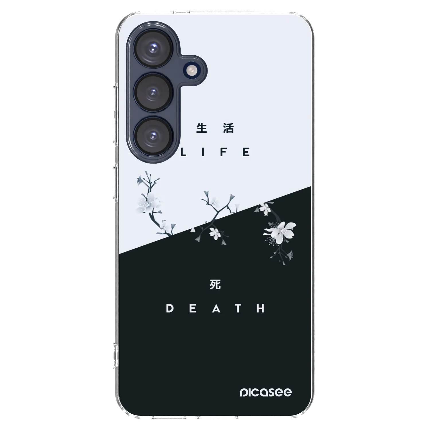 Picasee silikonska prozirna maskica za Samsung Galaxy S25 5G - Life - Death