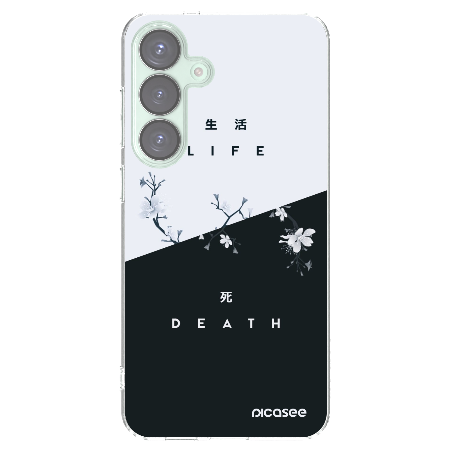 Picasee silikonska prozirna maskica za Samsung Galaxy S25+ 5G - Life - Death