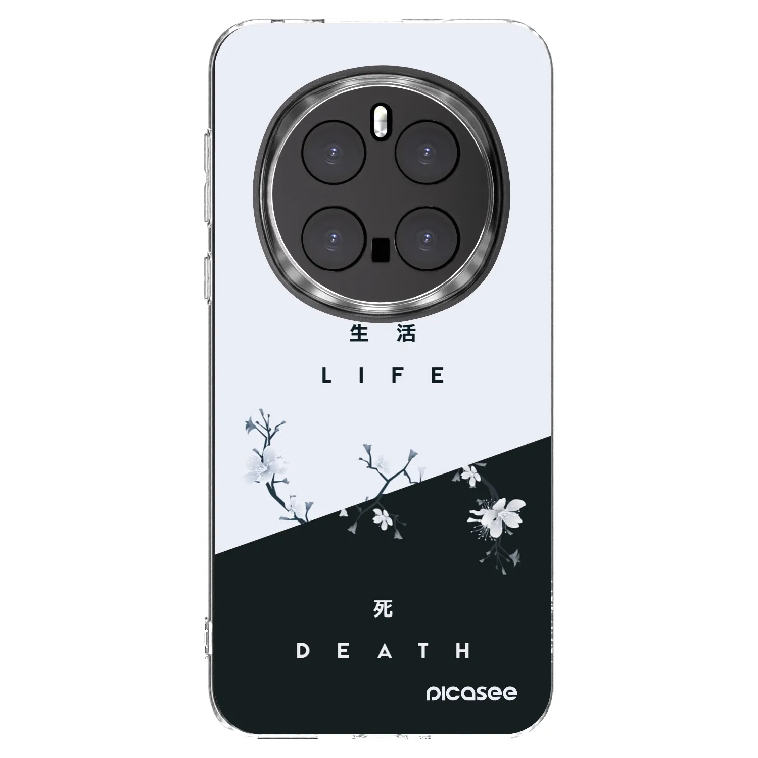 Picasee silikonska prozirna maskica za Honor Magic7 Pro 5G - Life - Death