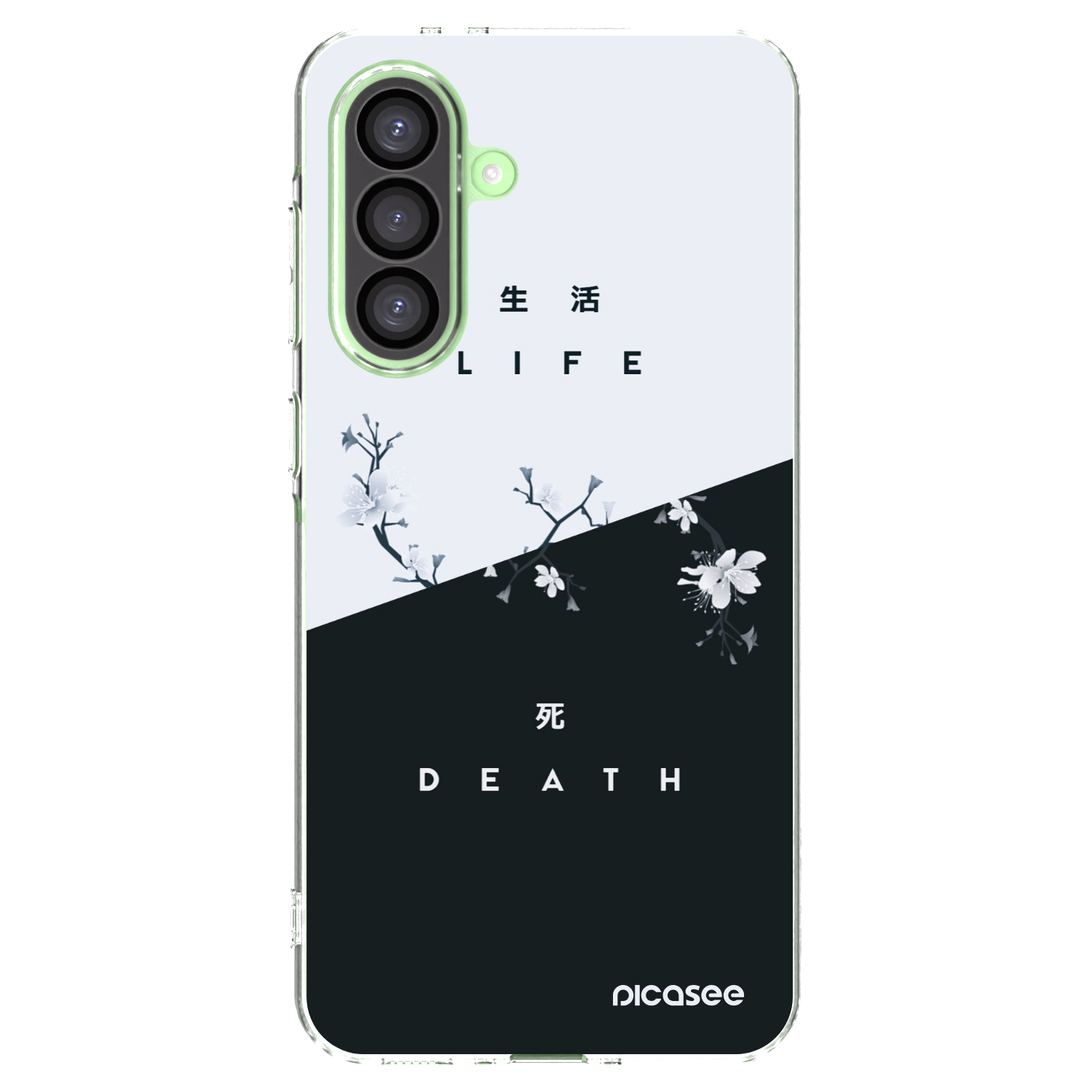 Picasee silikonska prozirna maskica za Samsung Galaxy A26 5G A266B - Life - Death