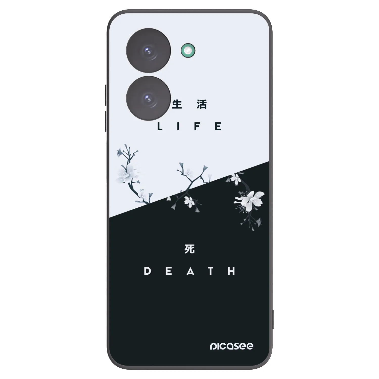 Picasee crna silikonska maskica za Xiaomi Redmi A5 - Life - Death